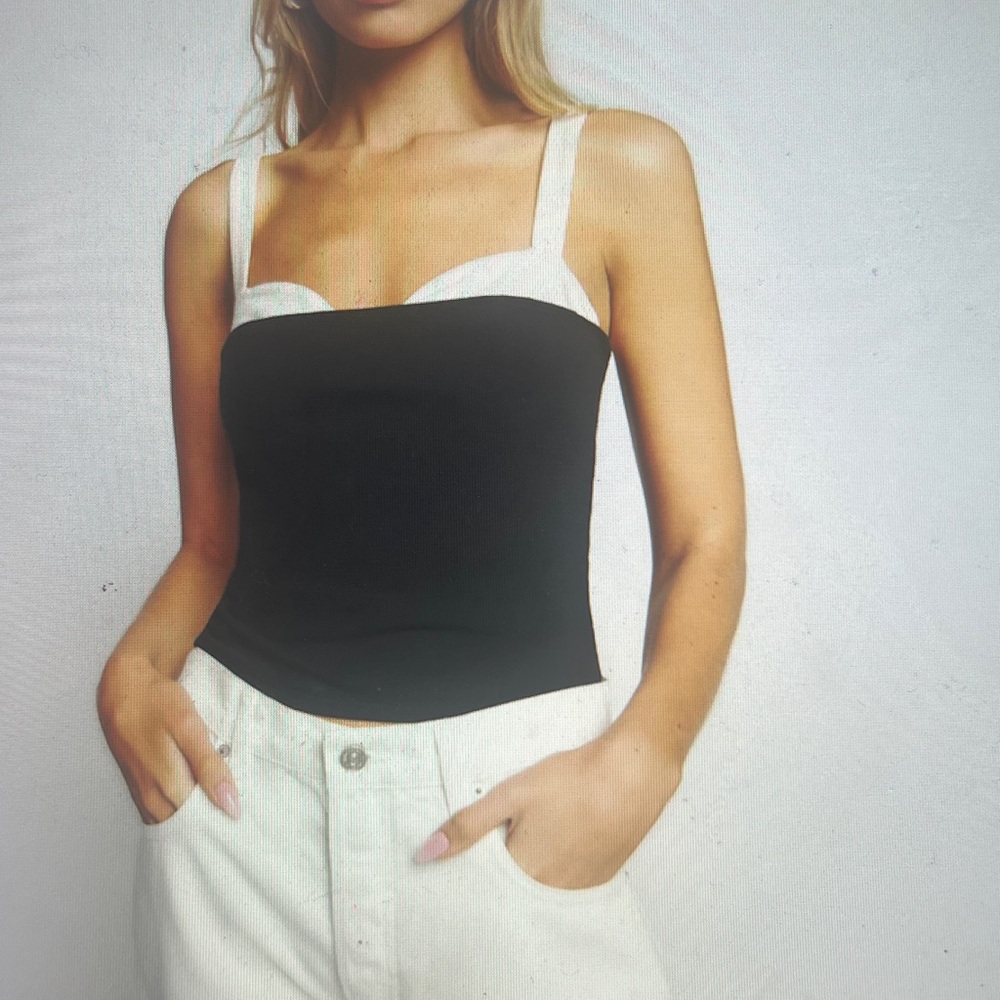 Reformation Top - Women’s Black Harlan Knit Top